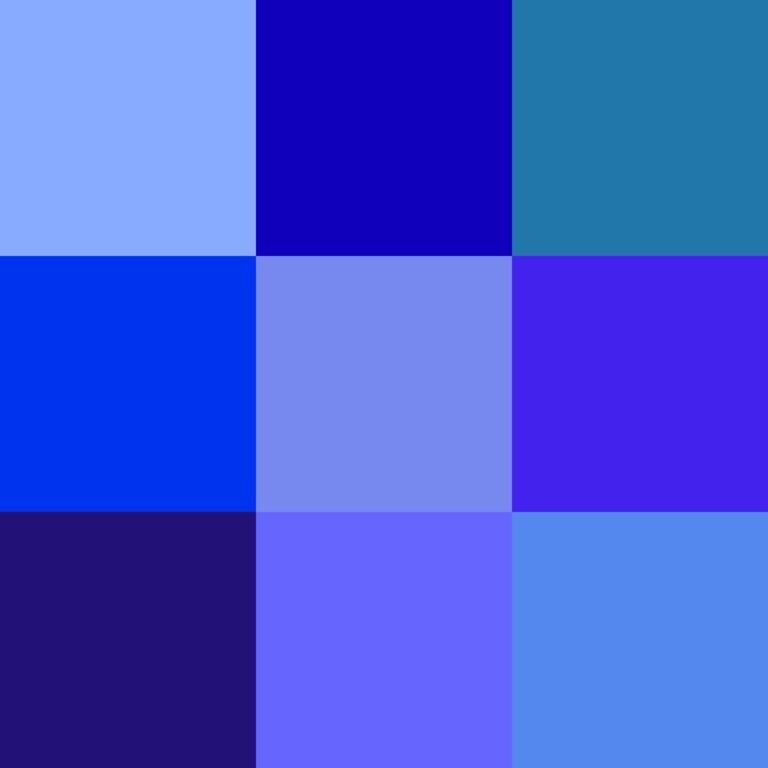 رؤية اللون الأزرق في المنام